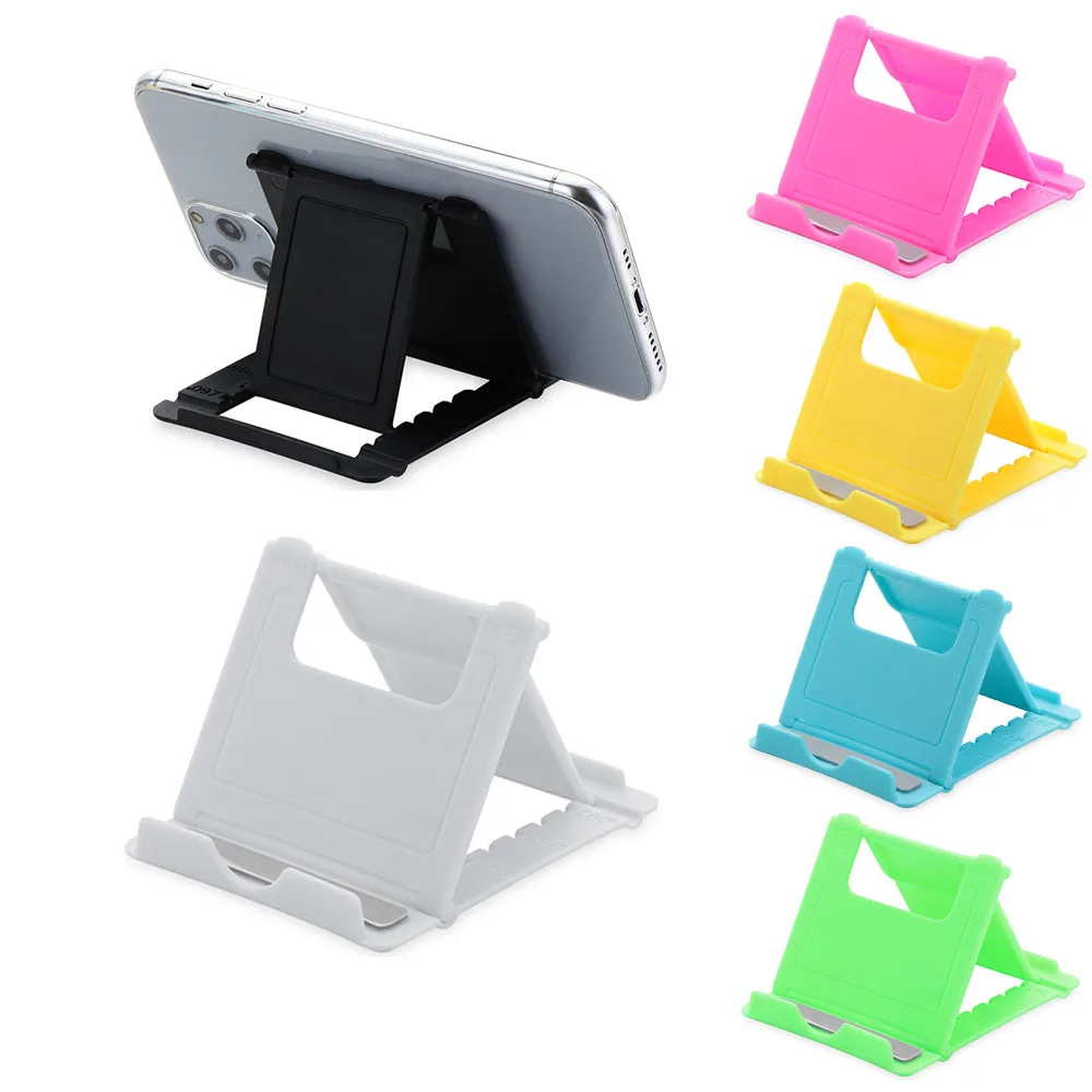Candy Color Universal Mini Smart Phone Table Desk Mount Stand Phone Holder Bracket for Cell Mobile Phone Tablets Lazy Bracket