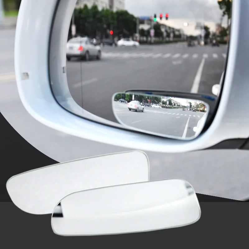 

2Pcs Car Rearview Mirror 360 Degree Wide Angle Convex Blind Spot Mirror Parking Auto Motorcycle Rear View Adjustable Mirror