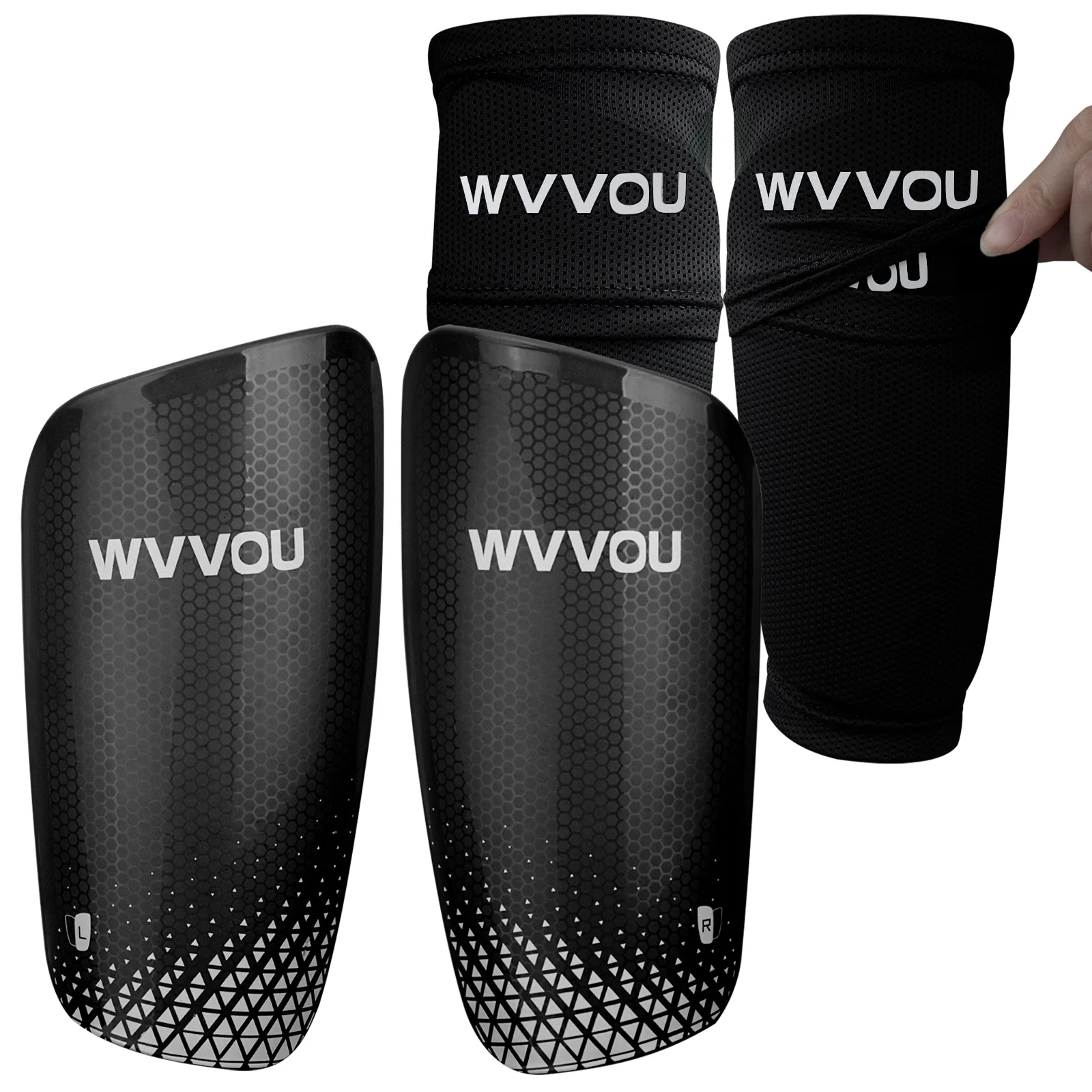 

Soccer Leg Pads and Knee Shin Guards - Protective Gear for Football and Basketball