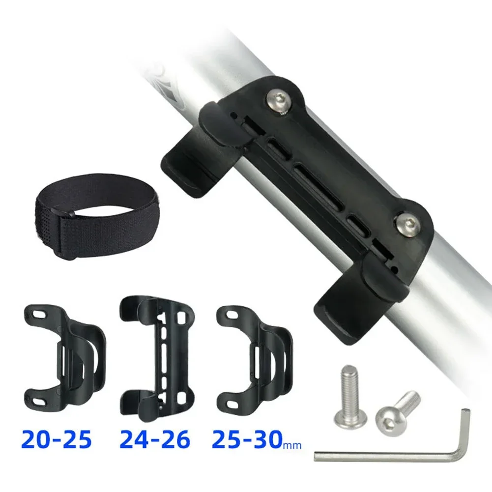 1Set Bicycle Pump Holder Portable Pump Retaining Clips Bike Inflator Bracket Fixed Clip Pump Inflator Fixing Bicycle Parts Nylon