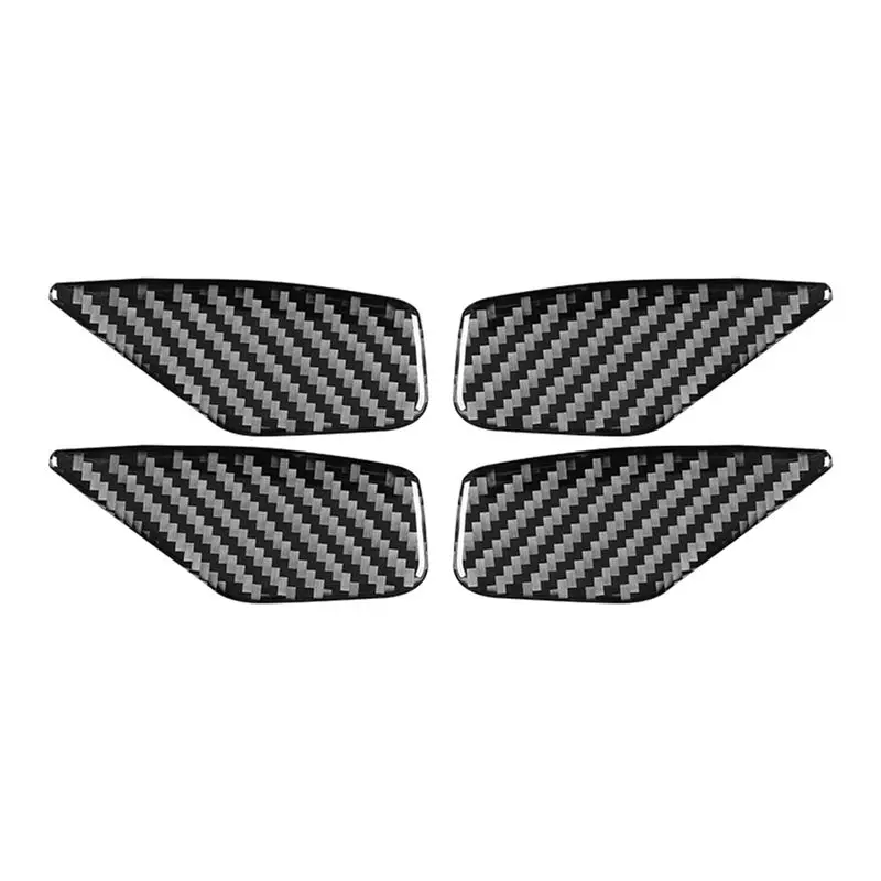 

Inner Door Bowl Decorative Stickers Car Interior Accessoriess Carbon Fiber For BMW 5 Series G30 G38 2018-2021