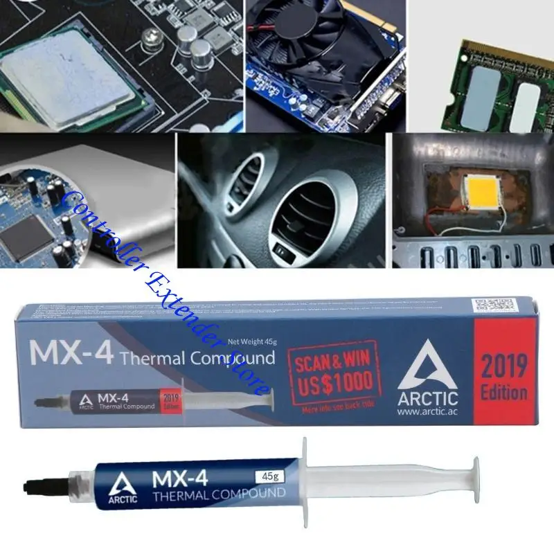 N84B Тепловая паста 45G MX4 Процессор тепловой пасты для ПК охлаждения принтера и применения теплового рассеяния MX-4