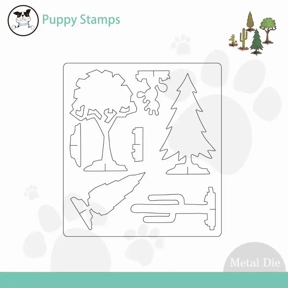 Village Landscape 2023 New Metal Cutting Dies Cut DIY Scrapbooking Paper Craft Handmade Make Album Card Punch Embossing Template