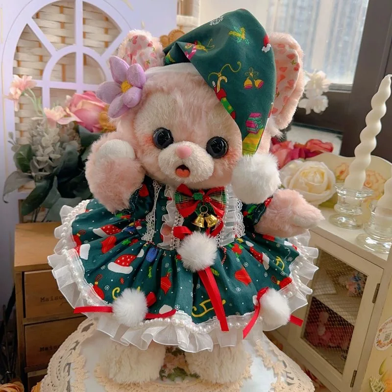 

10cm cotton doll clothes 20cm doll dress, XingDaiLu christmas tree flower dress free shipping