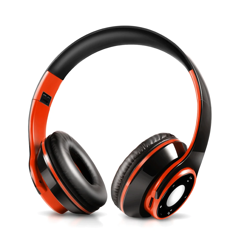 Bluetooth 5.0 Stereo headphones with microphone Compatible with Samsung iPhone iPad Smartphone PC TV Laptop Tablet Audio