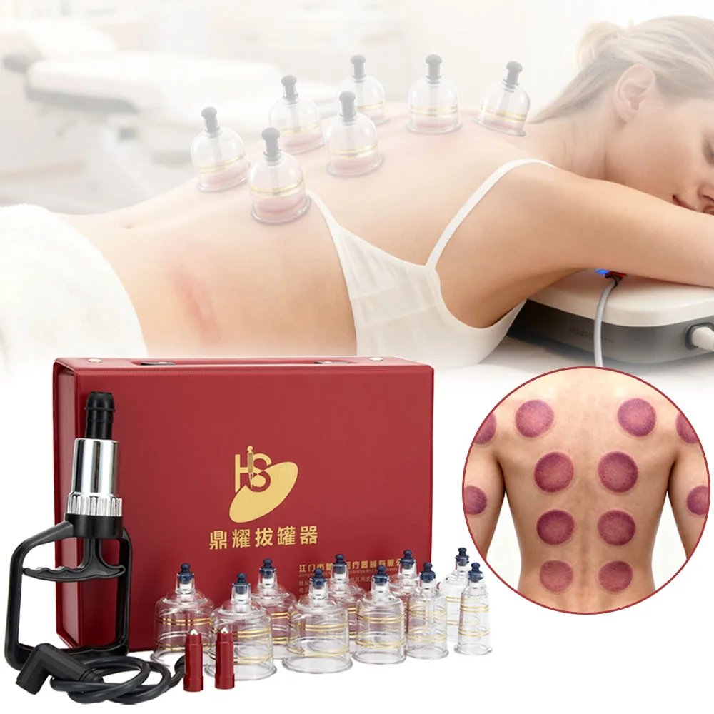 Professional Chinese Suction Cup for Back Massage Body Detox Meridian Dredging Anti-Cellulite Cans Therapy