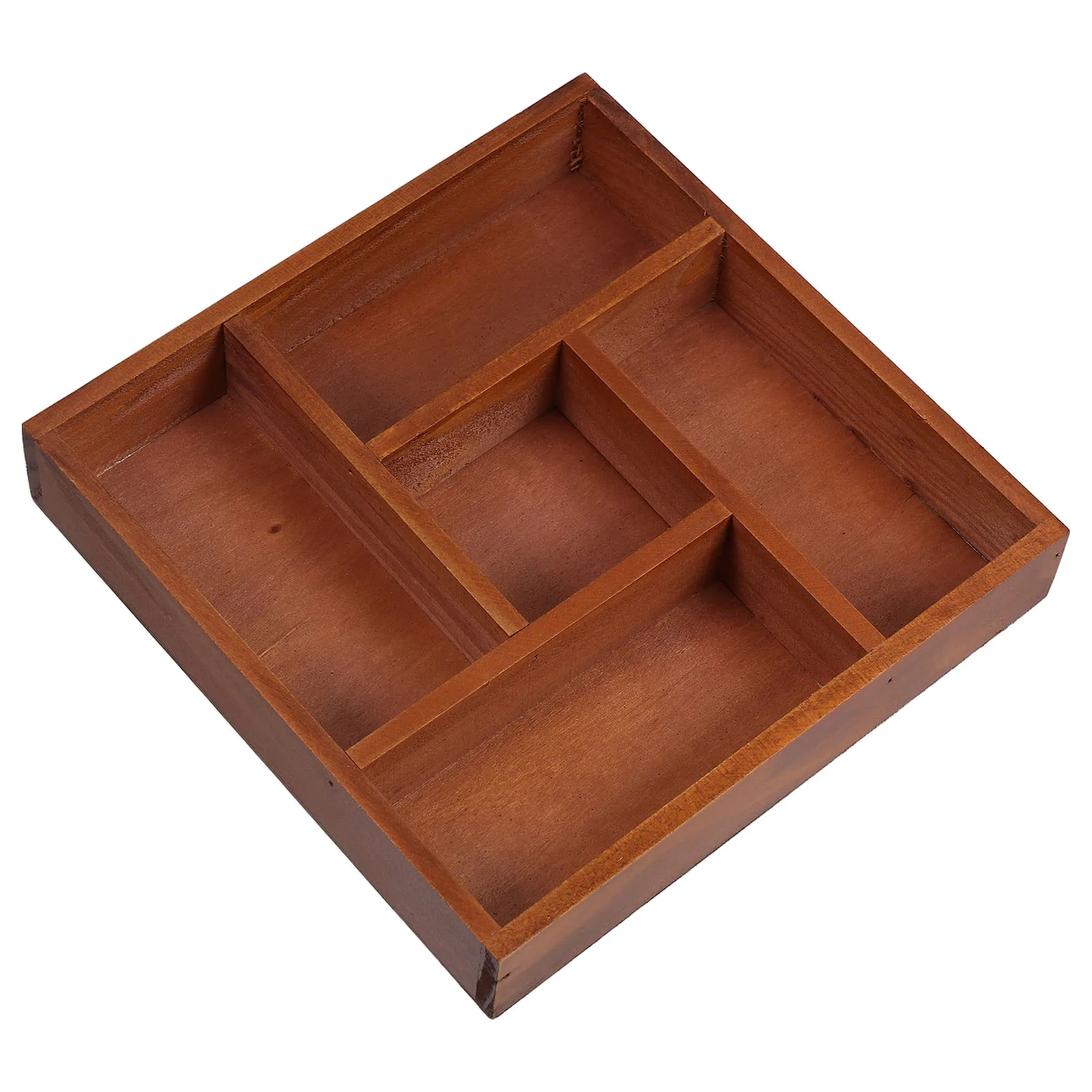

Retro Vintage Wooden Drawer Organizer Desktop Storage Tray for Jewelry Makeup Stationery Compact Design Wooden Drawer Organizers