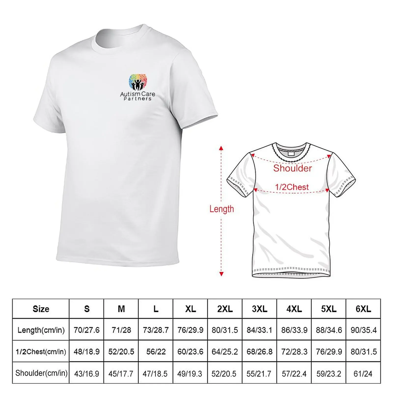 Autism Care Partners Smaller Logo Sweatshirt T-Shirt Holiday Party Tee Shirt