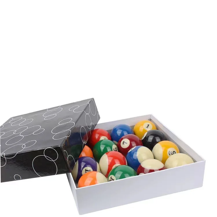 حجم عادي 57.2 مللي متر أمريكي أسود 8 كرات السنوكر الكرة مجموعة كاملة 16 كرات طاولة بلياردو اكسسوارات البلياردو اكسسوارات #2