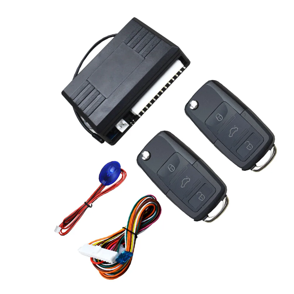 

Keyless Entry System Remote Control Central Locking Car Kit Universal Design LED Indicator Auto Security Alarm Door Trunk Window