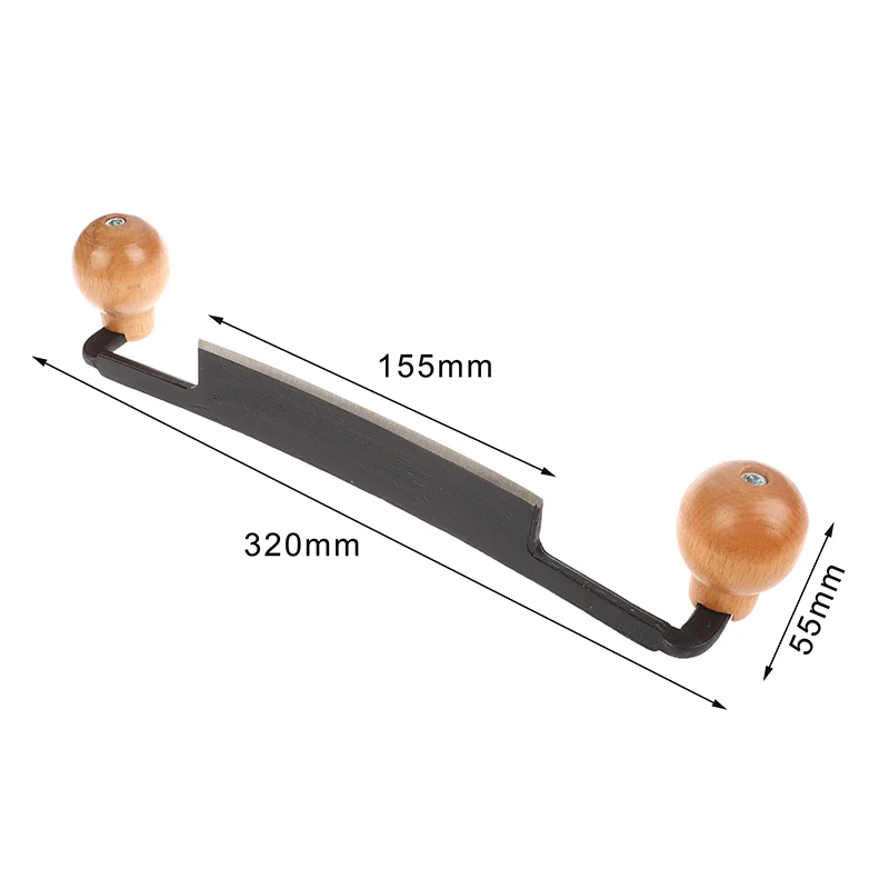 Imagem -03 - Madeira Handle Draw Knife para Woodworking Straight Shar Knife Debarking Hand Tool 1pc