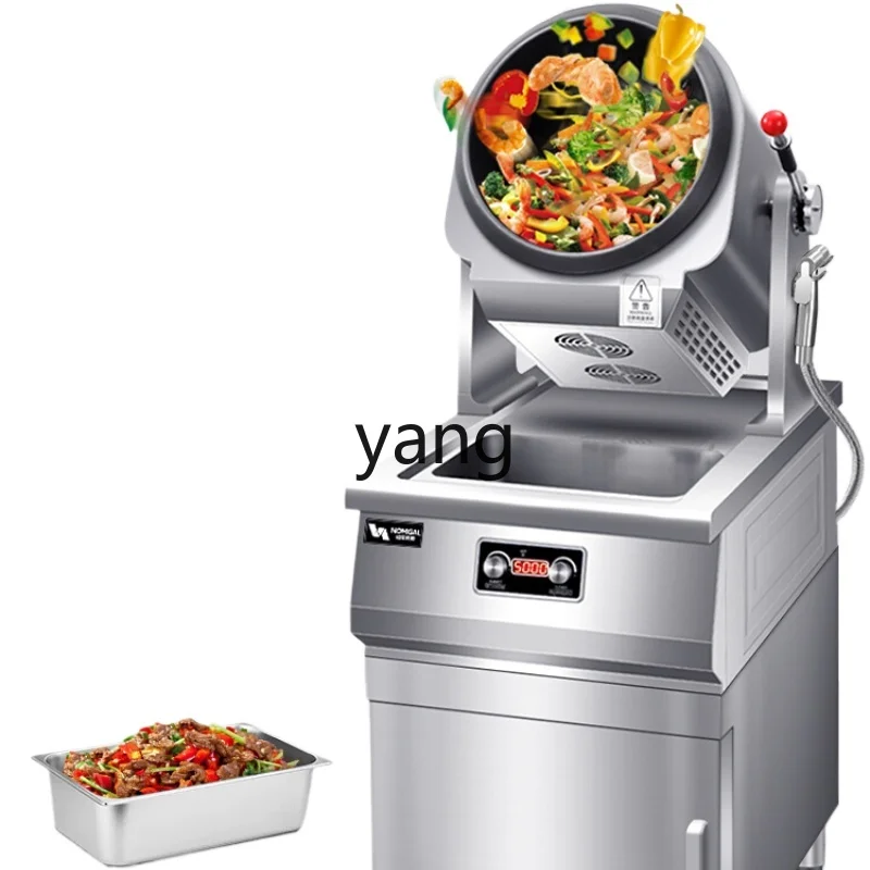 

CX Commercial Full-Automatic Intelligent Fried Rice Robot Induction Cooker Roller Fried Powder Machine