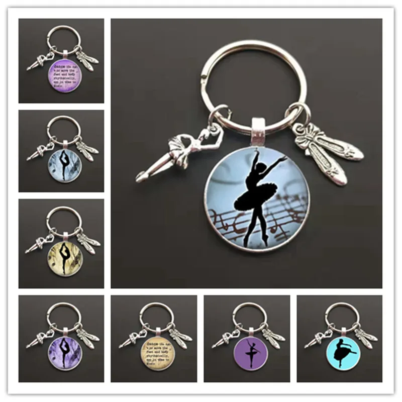 Винтажный-силуэт-балерины-художественный-мужской-женский-брелок-модный-дегазирующий-танцевальный-брелок-с-подвеской-сумкой