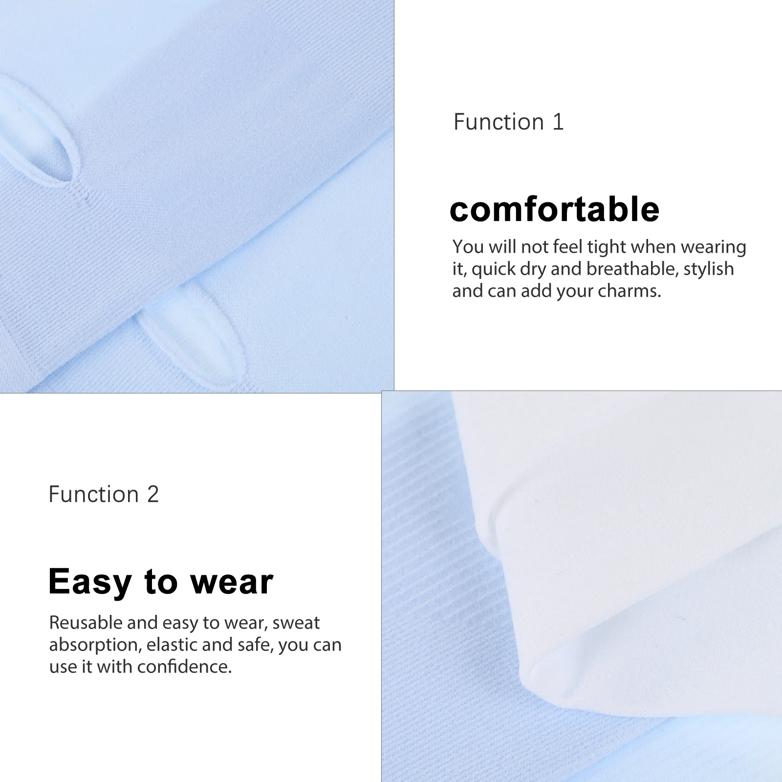 

2Pairs Sun Sleeves Comfortable Arm Sleeves Uv Protection Outdoor Sports Reusable Arm Sleeve Covers for Men Women