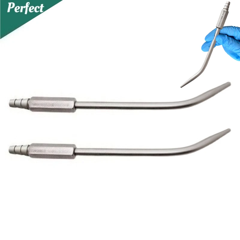 

Dental Metal Strong Suction Saliva Tube Oral Instruments Dental Implants Controllable Suction Head Extraction Weak Suction Tool