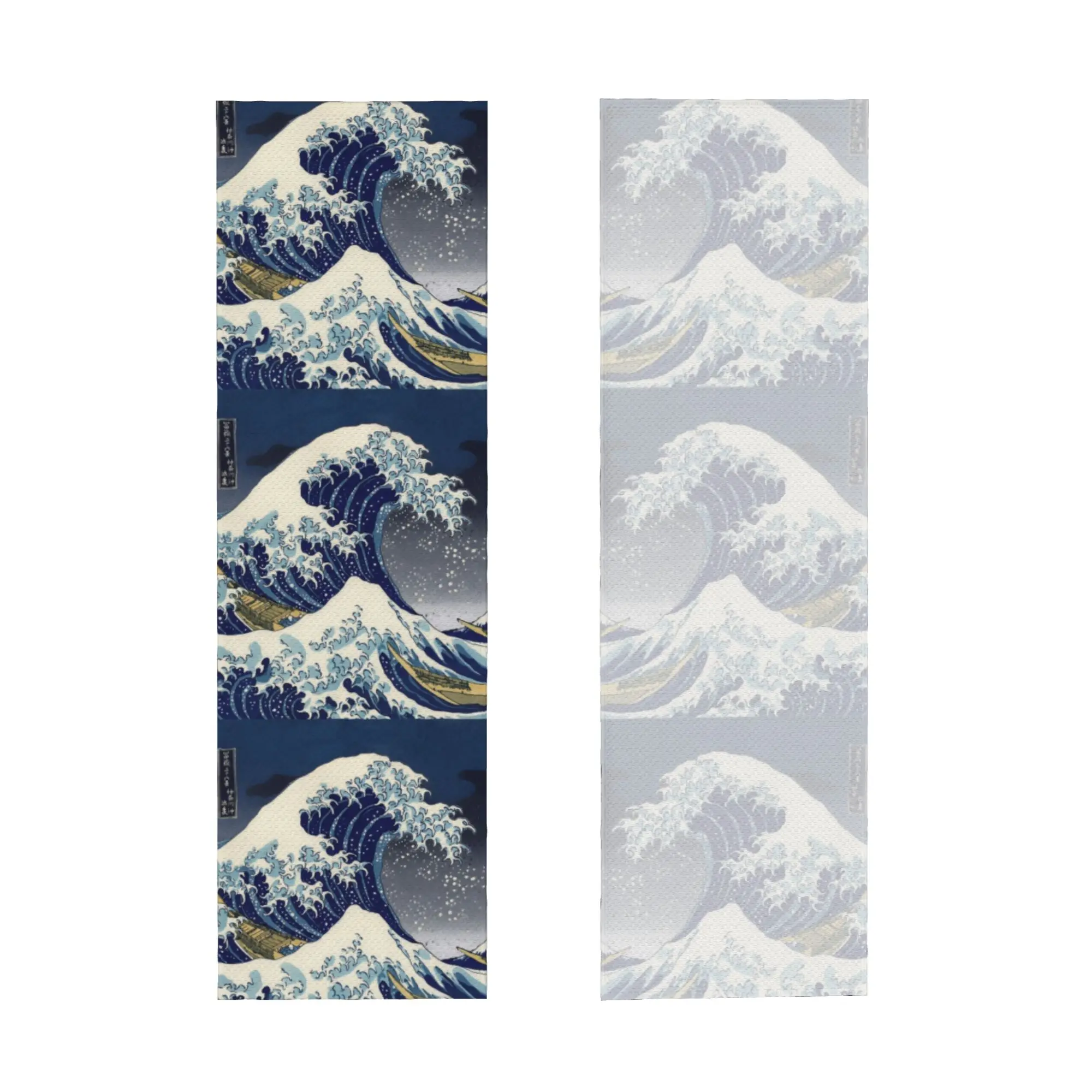 The Great Wave off Kanagawa Cold Exercise Towel   Super Soft Breathable Instant Cooling Towel Yor Gym Towels