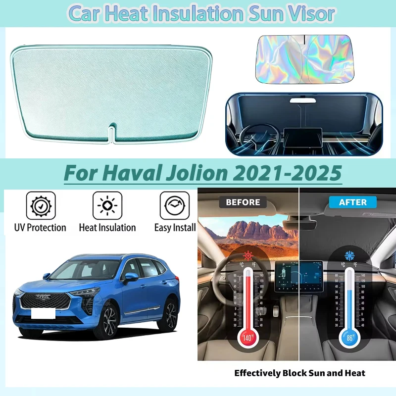 

Front Windshield Sunshade For Haval Jolion 2023 2024 2025 - 2021 Accessories Window Heat Insulation Sun Shades Protection Parts