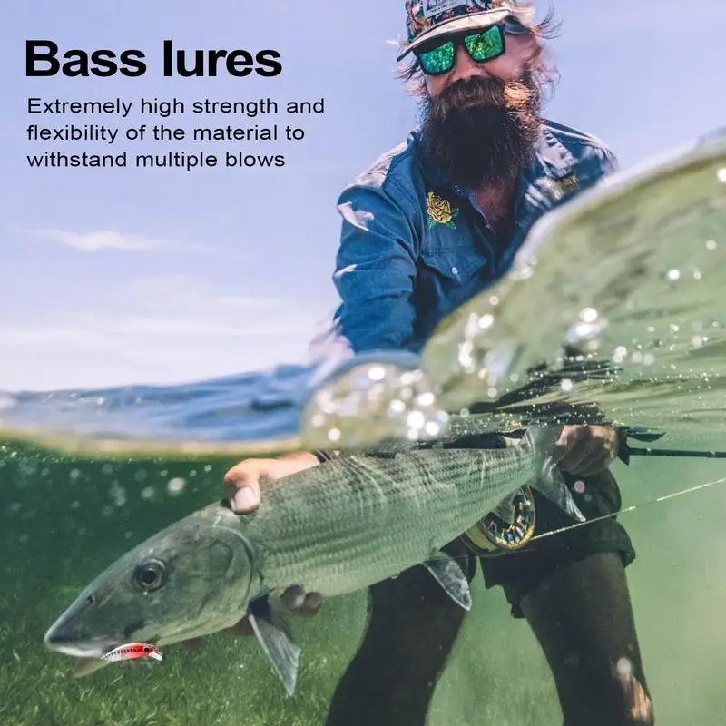 

Bass Fishing Kit 5 Pieces Bass Fishing Lure Swim Bait Fish Spinners & Spinnerbaits For Offshore Boat Freshwater And Saltwater