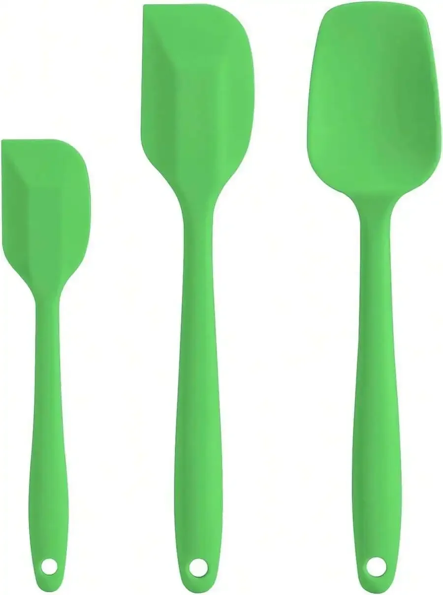 

Silicone Spatula Set - Rubber Spatula - 600°F Heat Resistant Baking Spoon & Spatulas(Black),26347964