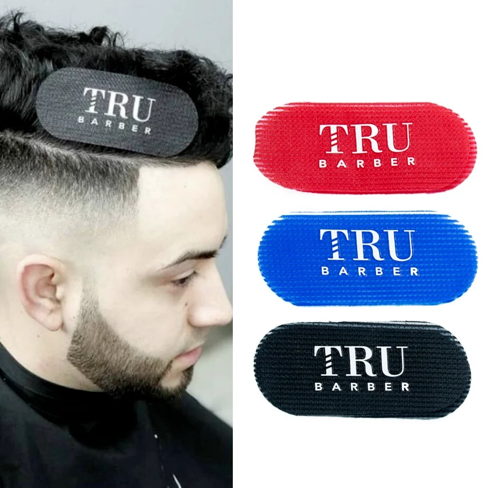 Herramienta de peluquería, 2 piezas, pegatina para el pelo de barbero, pinza reutilizable, soporte para el pelo, accesorios de peluquero, cinta profesional, estilista