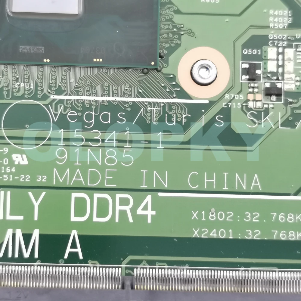 

15341-1 Laptop Motherboard FOR dell Inspiron 14 3467 346815 3567 3568 Mainboard with i5-7200U i7-7500U CPU R5 M330 2GB GPU