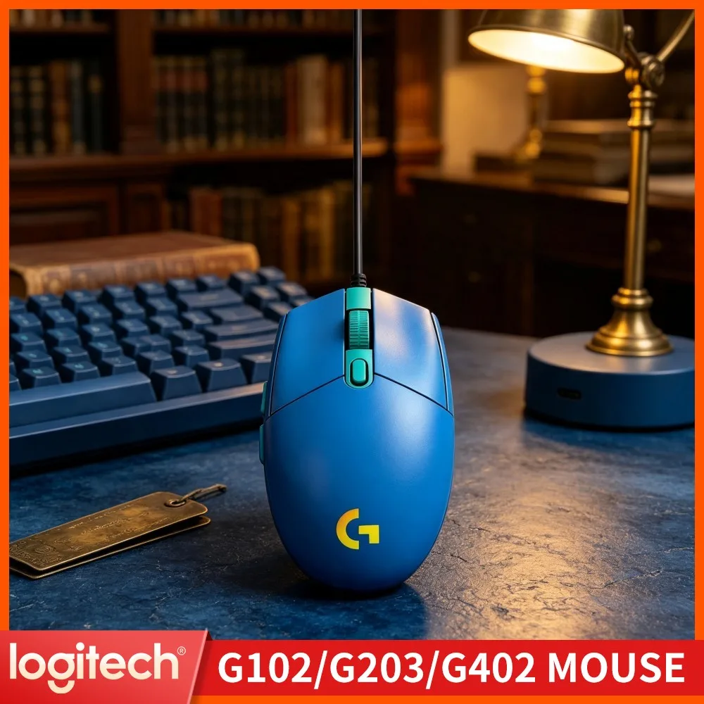 Logitech G102 Wired Gaming Mouse,Fast Data Polling Transmission,Eliminate Input Delay For Competitive Esports Gaming