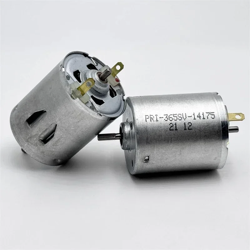 

Micro 365 Motor PRI-365SV-14175 Dual 2.3mm Shaft DC 12V 14.4V 18V 24V 10500RPM Mini 28mm Electric Motor DIY Home Sweeper Robot