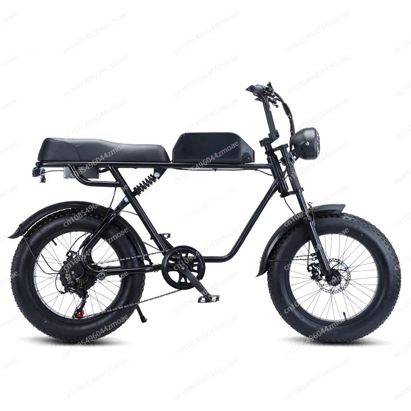 

New Adult Cycling Electric Bicycle High -carbon Steel Black 1000W Electric Bicycle for Adults