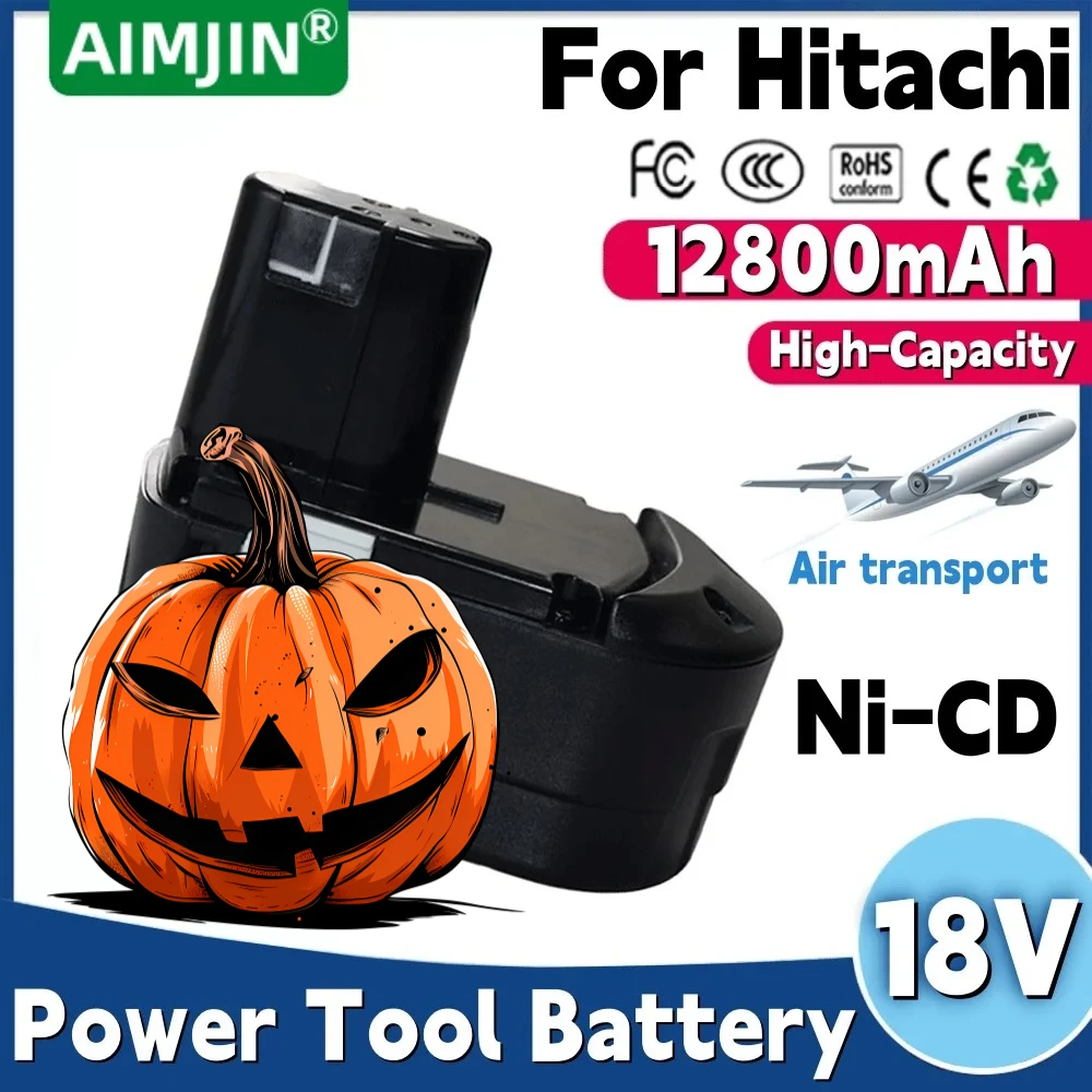 

Super Hot Selling 18V 12800mAH 12.8ah battery exchange For Hitachi EB1812S EB1814SL EB1820 EB1826HL EB1830 DS18DL accumulator