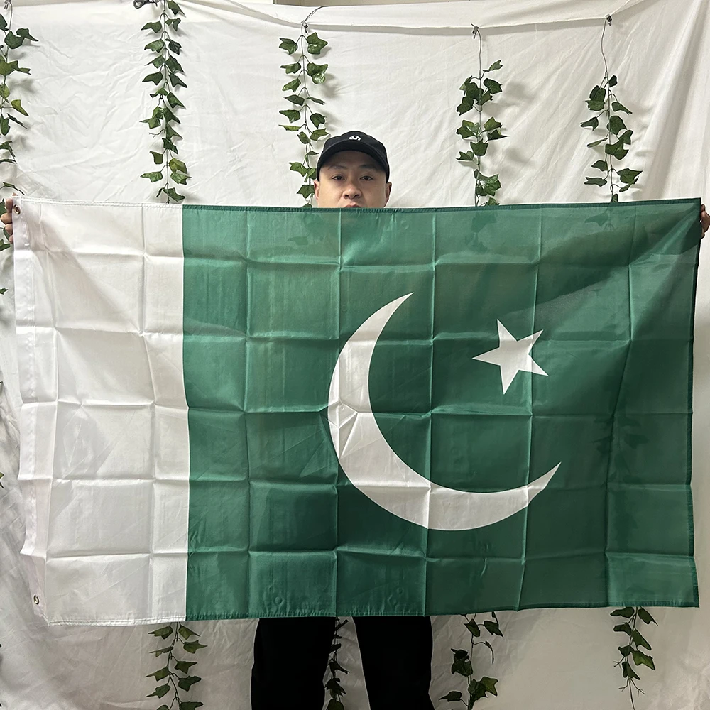 علم تيكي 90x150 سم PAK علم باكستان الوطني