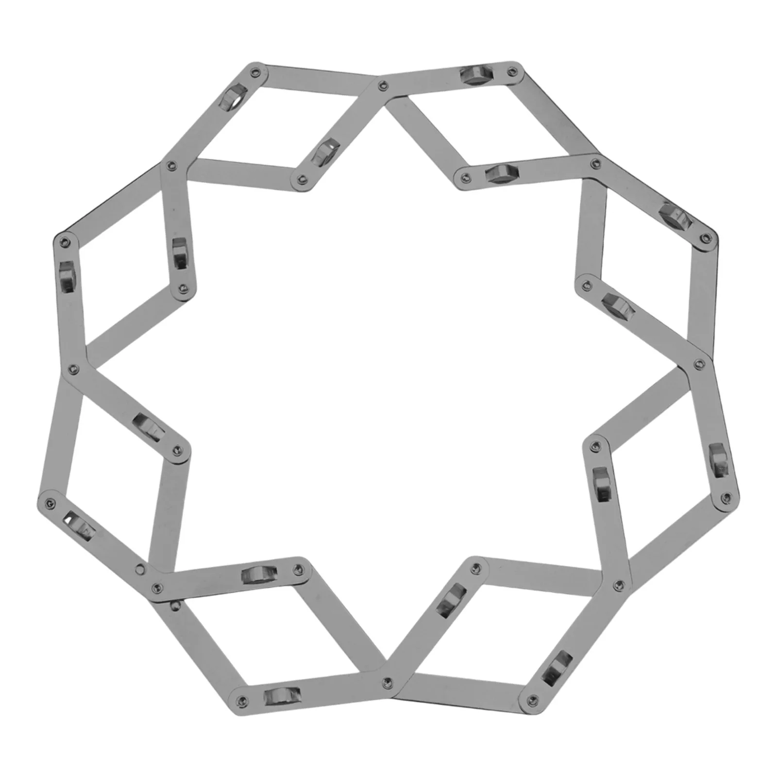 Heat Resistant Mat Stainless Steel Pot Holder Adjustable Size From 17CM To 21.5CM Functional Cooking Tool For Cooking Activities