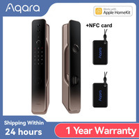 Aqara Smart Door Lock H100 Automatic Cat Eye Zigbee /Body/Light Sensor NFC Bluetooth Fingerprint Unlock For Homekit Aqara App