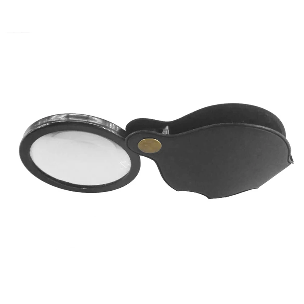 6/8/10X Handheld High Magnifying Glass ABS Handle Mini Portable Glass Lens Magnifier for Viewing Jewelry Reading