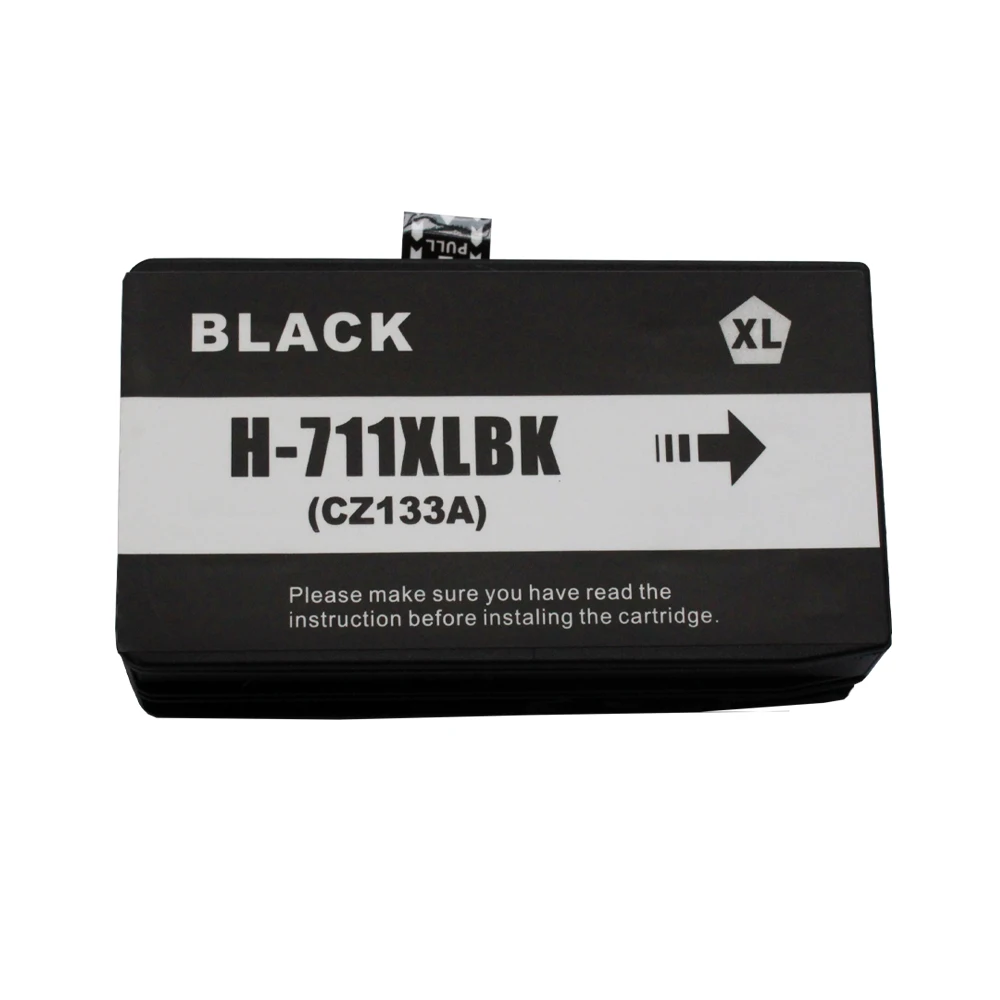 COAAP-cartucho de tinta 711 para impresora, Compatible con HP711 Designjet T 120 520, T120 T520 24-in, ePrinter con Chip para HP 711 XL