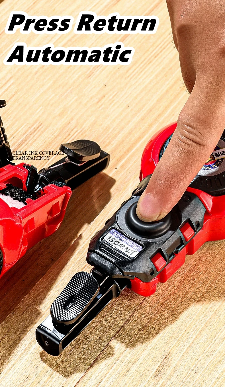 أدوات قياس البناء البلاستيك التلقائي نجار دليل الحبر علامة القناة النجارة الطباشير خط نجار الحبر علامات