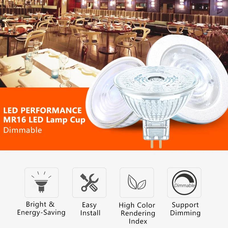 أوسرام LED الأداء MR16 35 24 ° 36 ° 5 واط 12 فولت GU5.3 عكس الضوء 927 2700 كيلو دافئ أبيض الجهد المنخفض عاكس مصباح غرفة المنزل لمبة #6