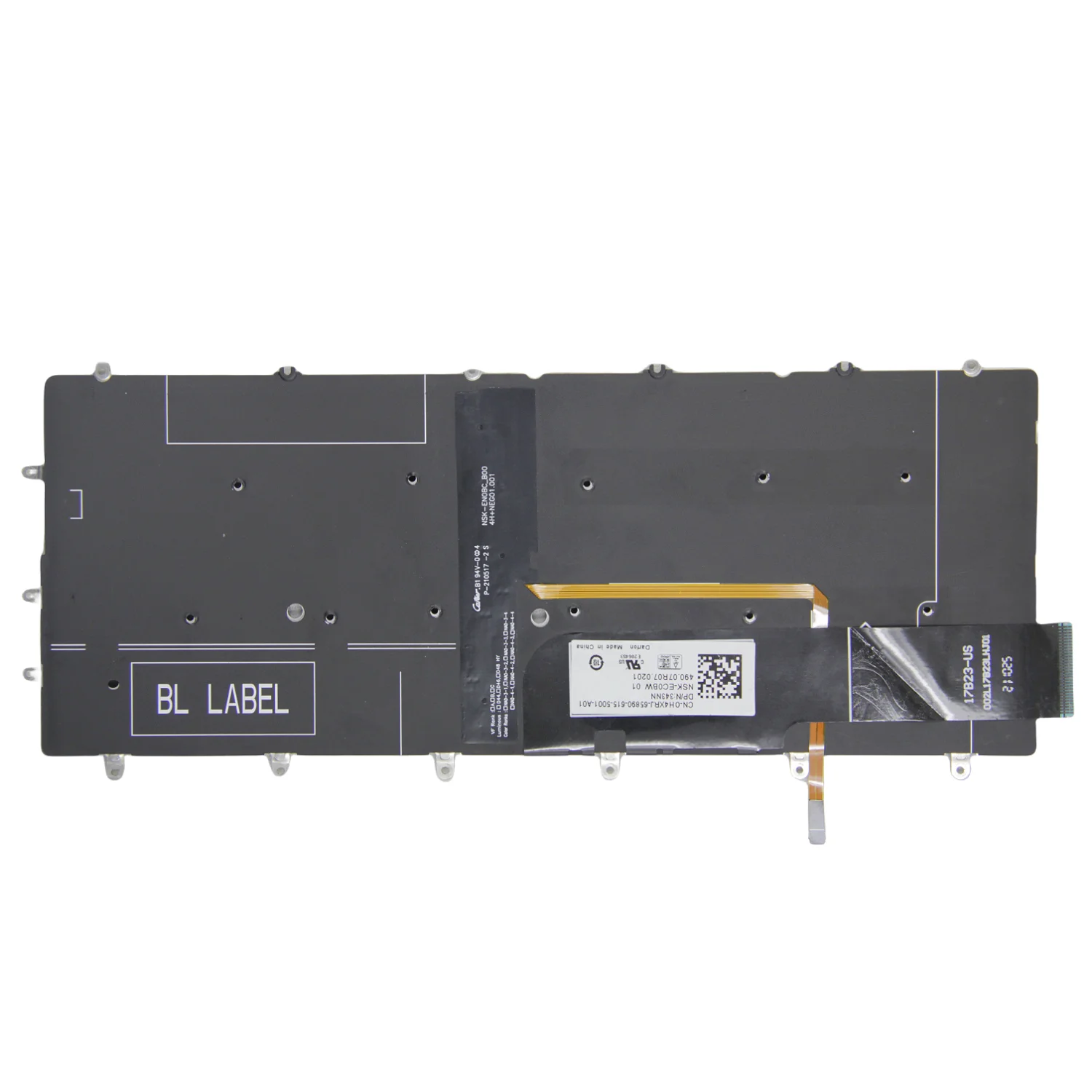 100%New US for Dell XPS 13 9370 9375 9380 9317 9305 P82G 7390 Laptop Keyboard - Image 5