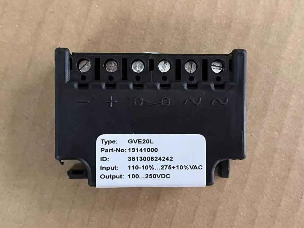 

GVE20L AC 110-275V DC 100-250VDC full wave motor brake rectifier