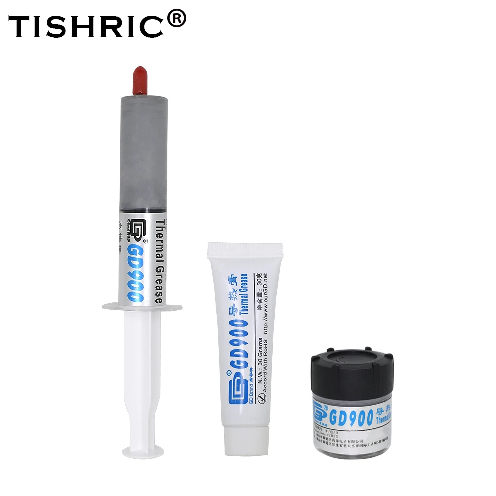 TISHRIC Thermal Grease Gd900 Compound Conductive Silicone Plaster Heat Sink Compound 30g For Cpu Gd900 Heat-dissipating