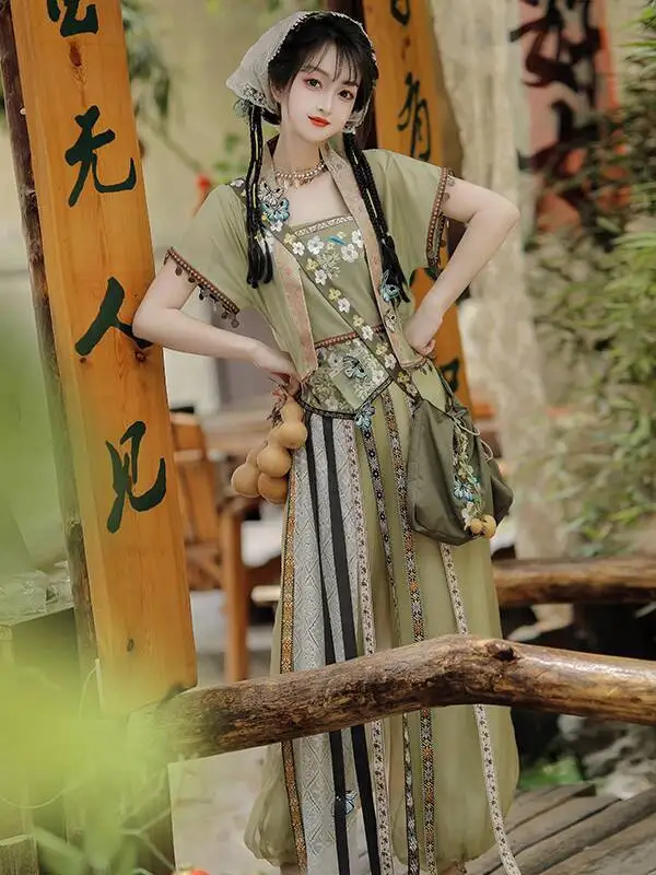 

New Chinese Style National Style Han Elements Hanfu Women Daily Commute Versatile Chinese Style Improve Song System