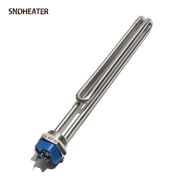 SNDHEATER DN25 G1 BSP Thread Water Heater Resistance 120V 240V Stainless Steel Immersion Solar Heating Element 1000W 2000W 2500W