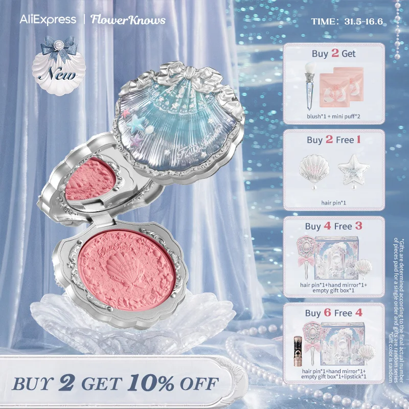 

Flower Knows Shell's Jewel Collection Silk Satin Blush