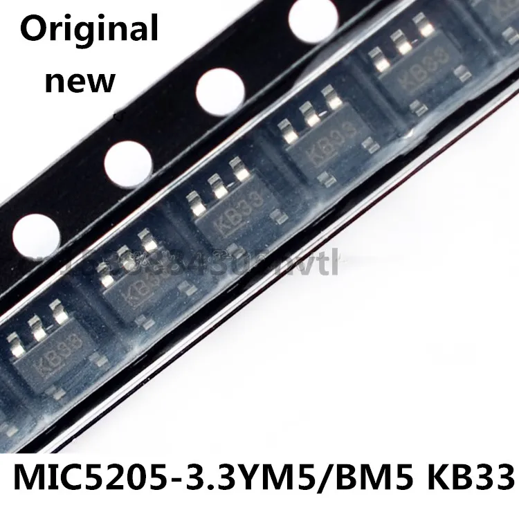 Original 20pcs/ MIC5205-3.3YM5/BM5 KB33 SOT23-5 LOD