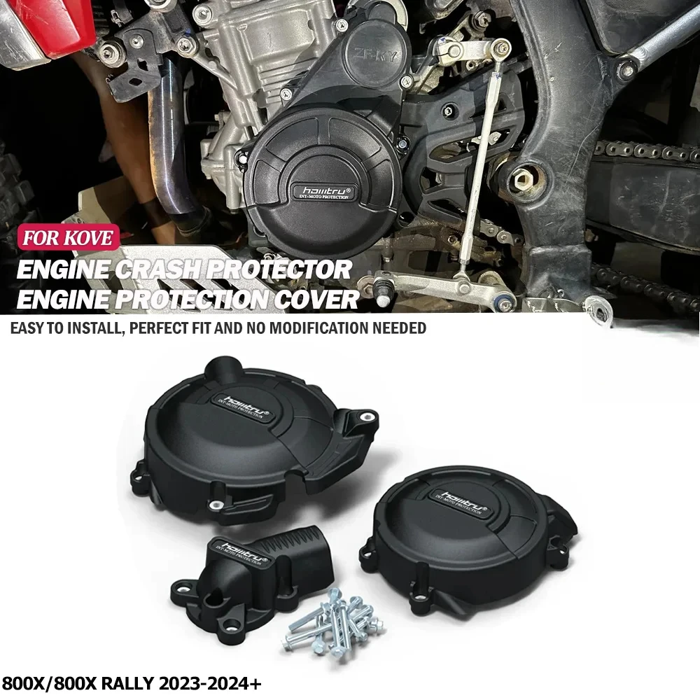 Fit For K OVE 800X Rally ADV 2023‑2024 Motorcycle Engine Cover Guard Bonnet Protector Accessories