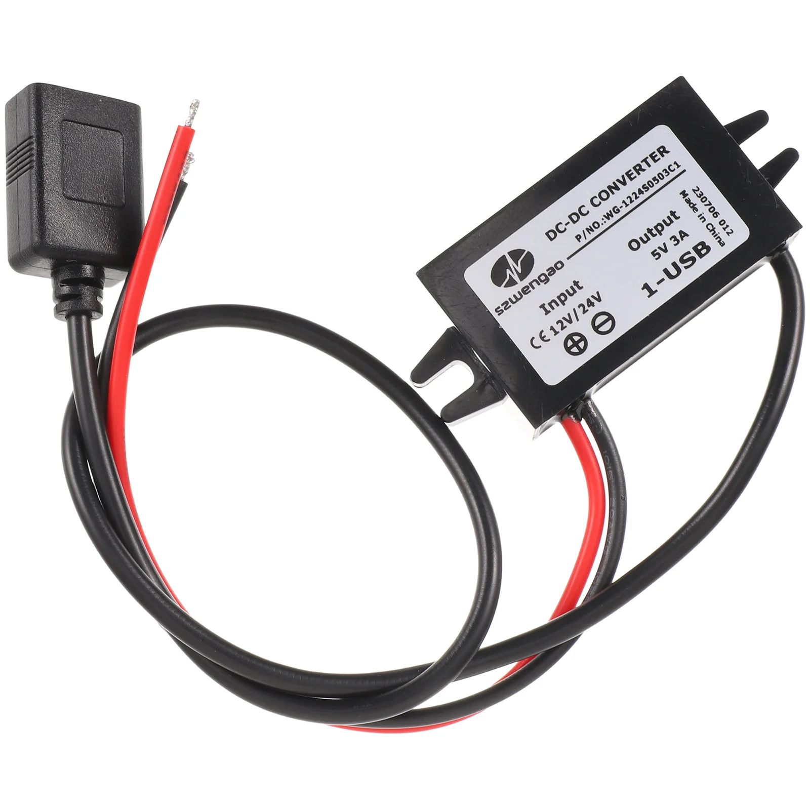 

1pcs 24V To 5V Step Down Power Converter Module 15W High Output Car Motorcycle Usb Buck Converter Dc-Dc Regulator Board Voltage