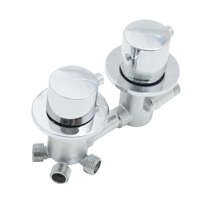 

New 4 Output Diverter Shower Room Mixer Faucet Four-speed Thermostatic Mixing Valves
