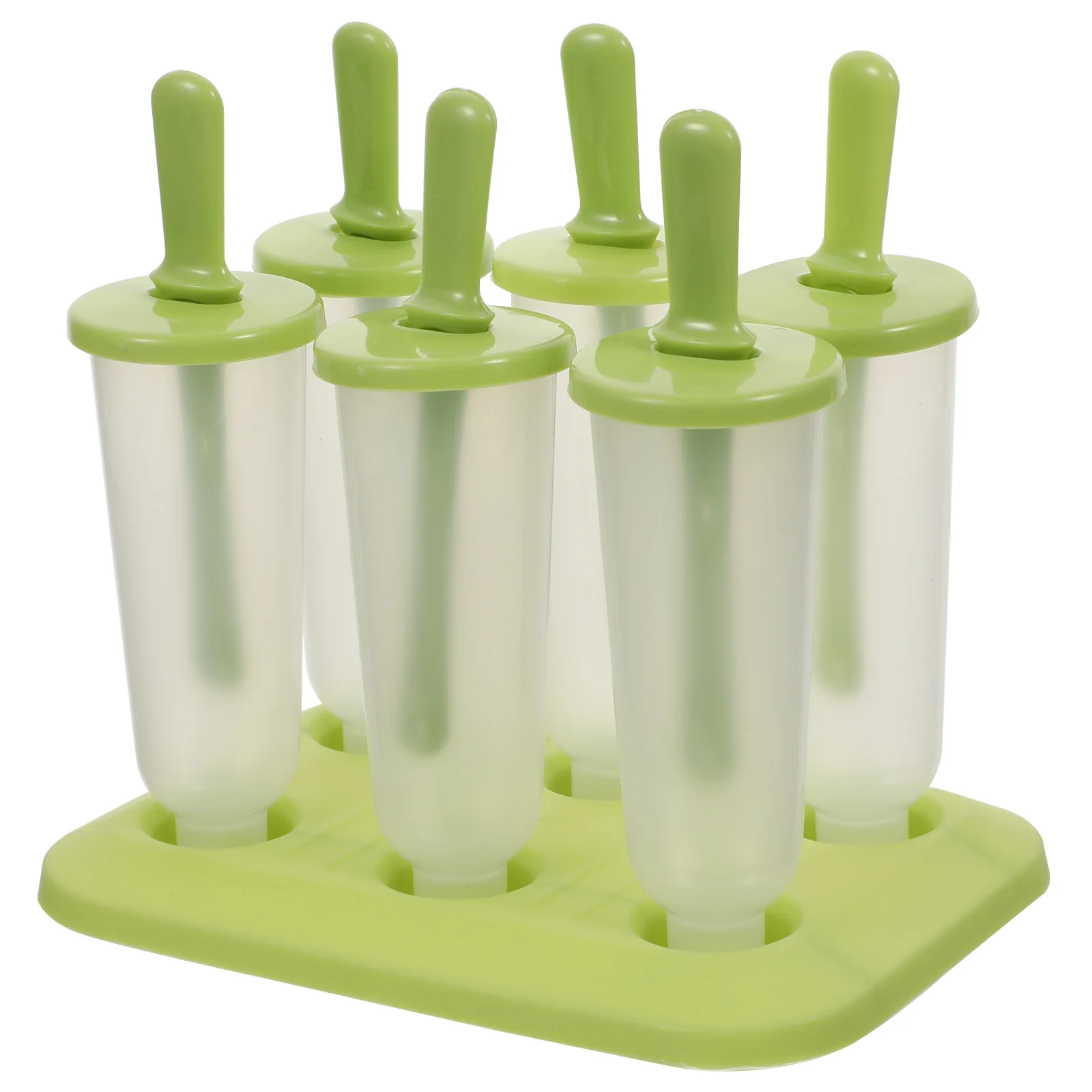 

2 Pcs Cream Molds Round Food Popsicle Molds Grade Plastic DIY Popsicle Tubes Healthy Treats Maker Tools