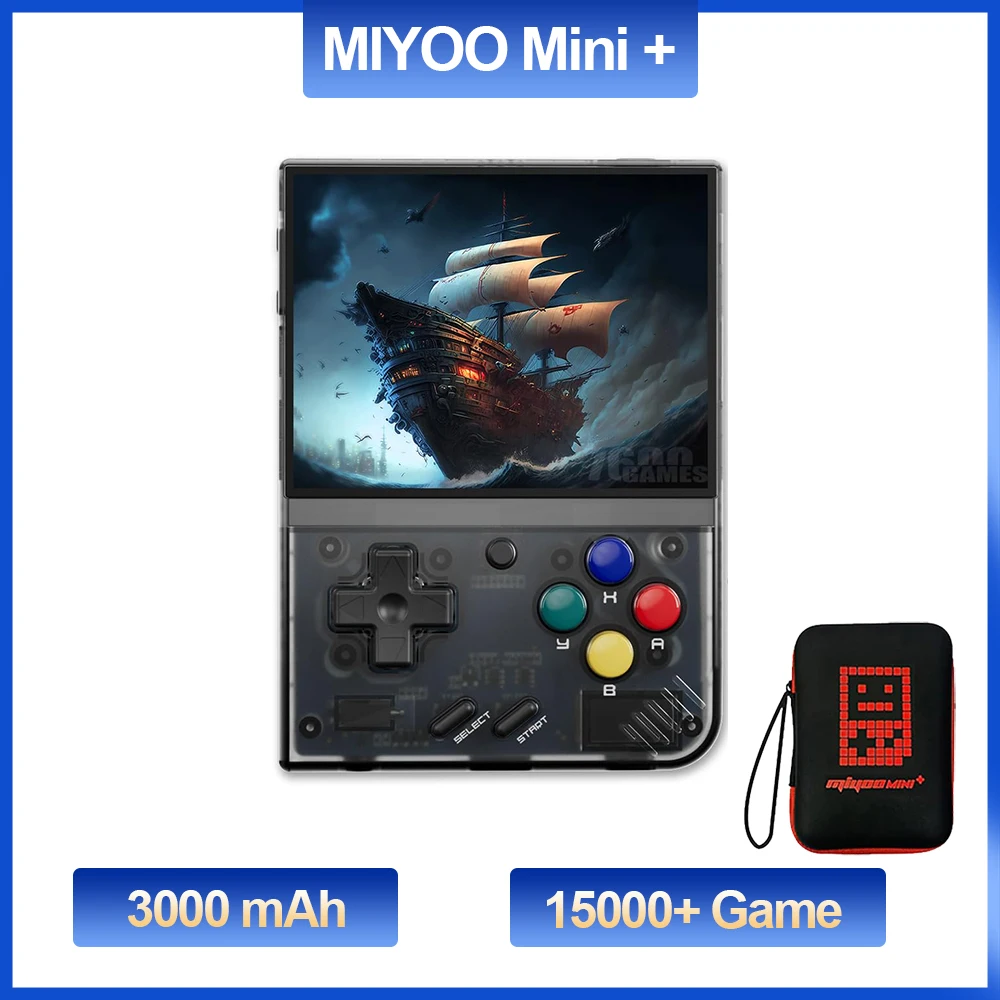 

MIYOO Mini Plus Portable Retro Handheld Game Console 3.5-inch IPS HD Screen Linux System Classic Miyoo Mini V3 Plus