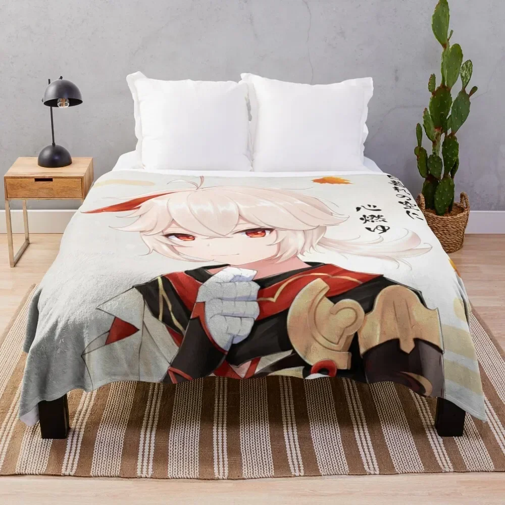 

Kazuha kae Throw Blanket Machine Washable Soft Warm Blanket