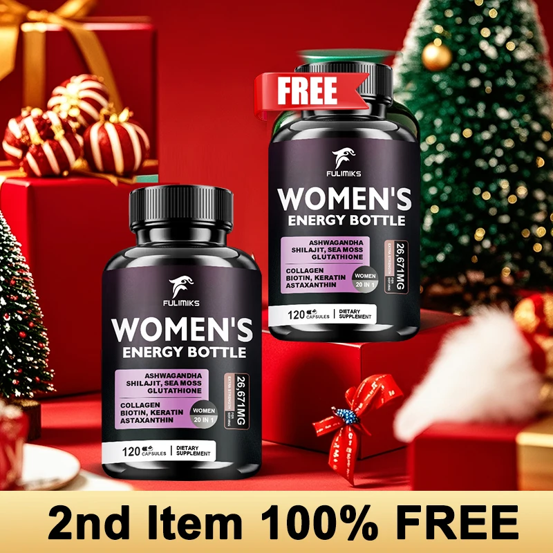 

Fulimiks Women's Herbal Supplements Capsules, with Astaxanthin, Shilajit, Support Overall Health, Performance, Easter Gift
